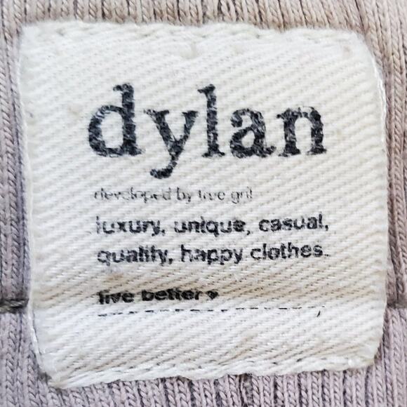 Dylan Mini Skirt Cotton Pockets Ikat Gray Size 6 Casual Beachy Coastal Pull On - Picture 2 of 9